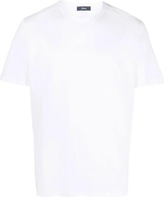 Herno Witte T-shirts En Polos Stijlvolle Upgrade - Heren - T-shirts - Wit - L - Tops