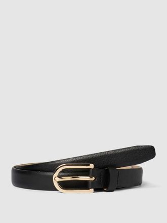 Weinmann Weinmann Gürtel mit Dornschließe Modell Nappa Sauvage in Black, Größe 100