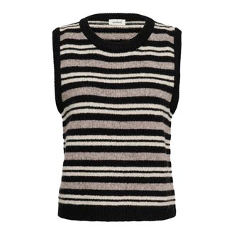 Soaked In Luxury Kaegan Vest - Dames - Truien - Zwart - Maat: XS Wol