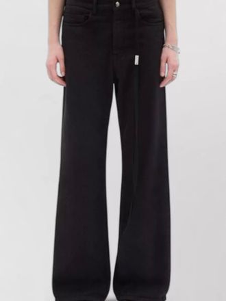 Ann Demeulemeester genoveva denim flared five pocket trousers