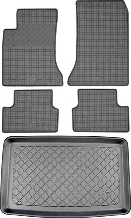 OEM Juego De Alfombrillas De Goma Para Coche Y Alfombrilla Para Maletero Para Mercedes Clase B W246 Hatchback (5 Puertas) De Octubre De 2011 A Diciembre D