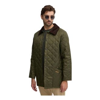 Barbour Liddesdale Quilted Jacket - Heren - Jassen - Groen - Maat: S Corduroy