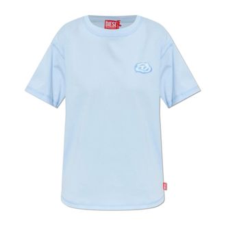 Diesel T-Shirts, female, Blue, Size: 2XS T-Normy-S7 T-shirt