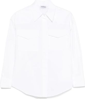 Dondup Camicia con ricamo - Bianco