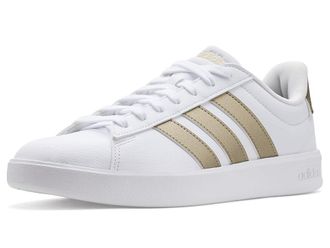 adidas Grand Court 3.0 Shoes Womens Boots White/Cyber Metallic/White : 10.5 B - Medium