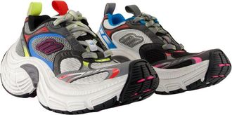 Balenciaga Womens Chunky Mixed-Material Sneaker Multicolor Synthetic