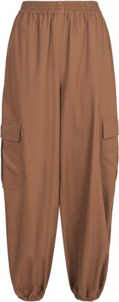 Max Mara Cotton Baggy Trousers