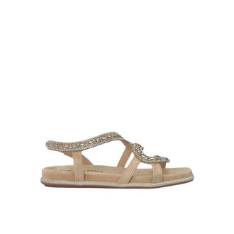 Alma En Pena Flat Sandals, female, Beige, 8 UK, Snake Sole Glitter Sandal