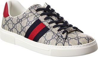 Gucci Ace Gg Supreme Canvas & Leather Sneaker