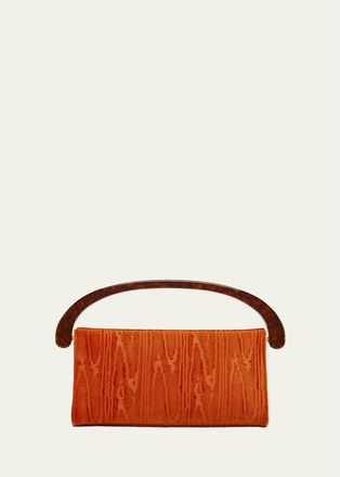 Dries Van Noten Moire Resin Top-Handle Bag