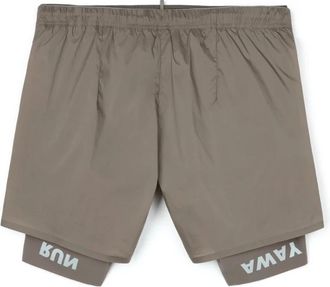 SATISFY Tech Silk 8 Shorts - Heren - Hardloop korte broeken - Grijs - XL - Fitness