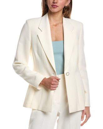 Lafayette 148 New York Notch Lapel Fitted Blazer