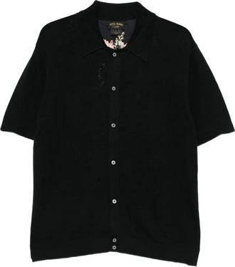 Camilla Camicia a fiori - Nero