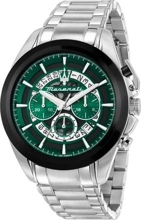 Maserati Traguardo Chronograph Quartz Green Dial Mens Watch R8873612060