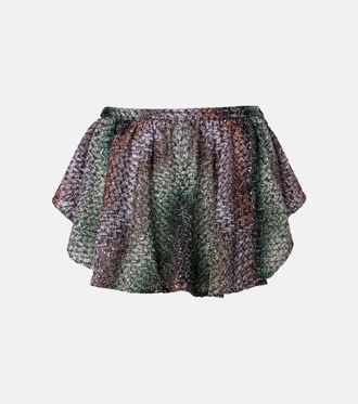 Missoni Minifalda de lam&eacute; con lentejuelas