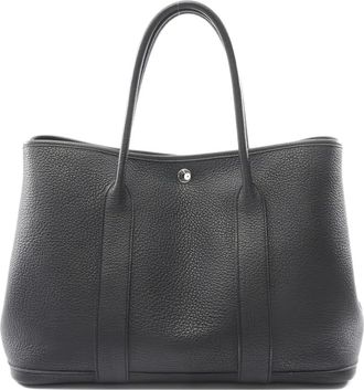 Hermès 2018 Garden Party PM leather tote bag - Black