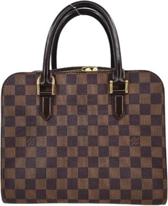 Louis Vuitton Pre-owned Handbags, female, Brown, Size: ONE SIZE Pre-owned Triana bag