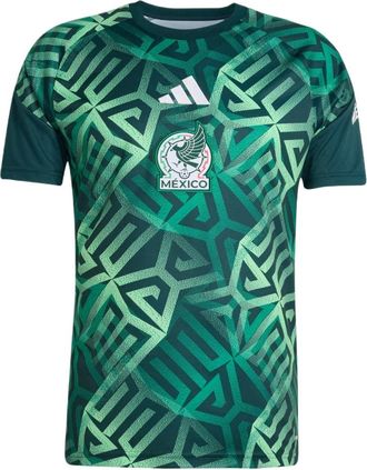 adidas Mexico 26 Home Pre Match Jersey Asia Sizing Aurora Ivy JY5485