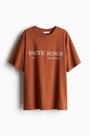 H&M Oversized T-Shirt - Orange