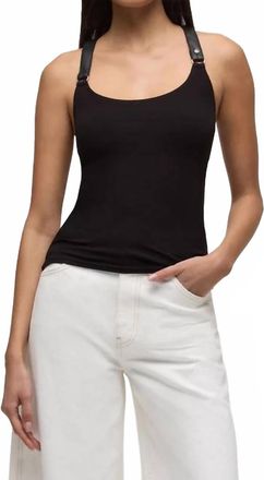 Hudson Harness Tank Top In Black