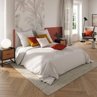 Atmosphera Atmosphera - Juego De Cama De &laquo;tufting&raquo; De Algod&oacute;n Lavado - Marfil 260 X 240 Cm Cr&eacute;ateur DInt&eacute;rieur