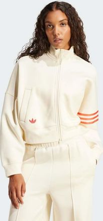 adidas Originals Neuclassics - Top sportivo bianco panna / corallo reale