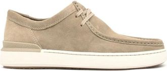Clarks Beige vetersneaker voor heren - Heren - Veterschoenen - Beige - 46 EU - Schoenen