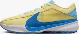Nike Zoom Freak 5 DX4985-700 Sneaker Mens Yellow Blue Basketball Shoes TF5885 (Yellow,10)