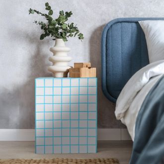 Jonathan Y Designs Callista 18 Modern Bohemian Ceramic Tiled Rectangle End Table