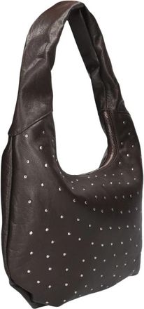 N&uacute;noo Small Gabi Rivet Mountain - Dames - Schoudertassen - Bruin - ONE Size - Tassen