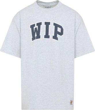 Carhartt Work in Progress Grey Logo T-shirt