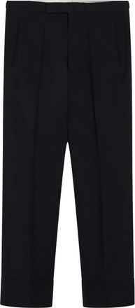 Prada Slim-fit Broeken - Heren - Slim Fit Broeken - Blauw - M - Wol - Broeken