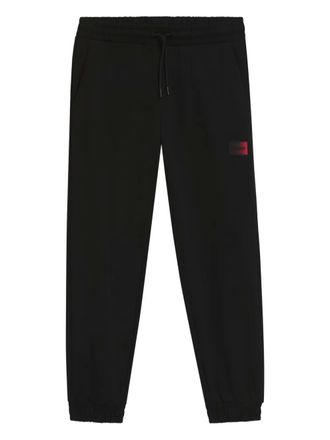 HUGO BOSS elasticated-waistband track pants - men - Cotton - L - Black