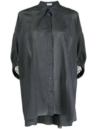 Brunello Cucinelli Brunello Cucinelli Silk And Cotton Blend Shirt