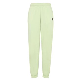 Philipp Plein Skater Fit Jogging Pants Pegasus - Dames - Sweatpants - Groen - M - Katoen - Broeken