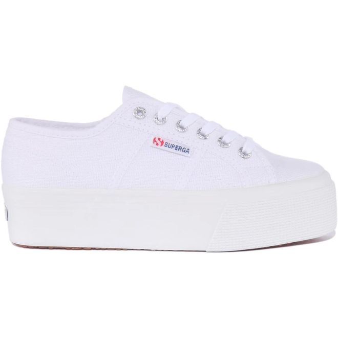 White Platform Trainers for Women