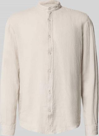 Boss Orange by Hugo Boss BOSS Orange Regular Fit Freizeithemd aus reinem Leinen Modell RACE_1_M in Sand, Gr&ouml;&szlig;e XXXL