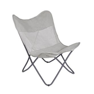 OEM Silla De Mar Plegable En Textilene Natural Mariposa Gabicce 77.5x81x H89 Cm
