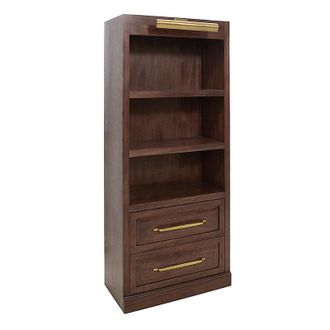 Ballard Designs McClean Bookcase - Walnut - Ballard Designs