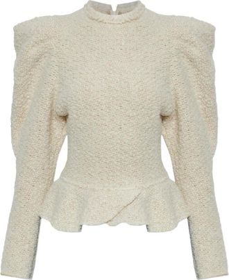Isabel Marant Top Giamili con ruches - Toni neutri
