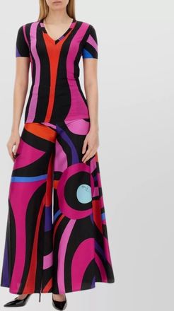 Pucci marble print slim-fit t-shirt