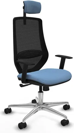 Piqueras y Crespo Sedia Da Ufficio Piqueras Y Crespo D086n2w Blu Cielo
