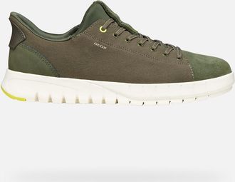 Geox Flextride Plus Man Light Olive Green, Size: 39