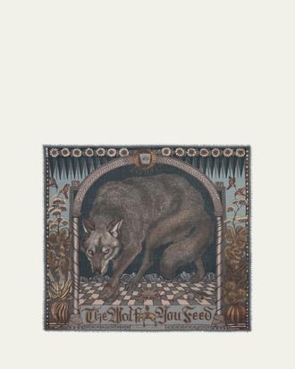 Sabina Savage The Wolf You Feed Cashmere Scarf