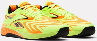 Reebok Trainingsschuh REEBOK NANO X5 EDGE, Herren, Gr. 42,5, digital lime, schwarz, Synthetik, Textil, Schuhe Trainingsschuh