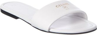 Celine Celine Logo Leather Sandal