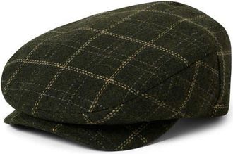 Brixton Barrel Driving Cap in Moss/Sand at Nordstrom, Size Large