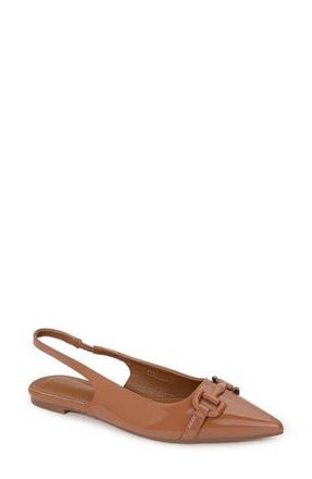 Berness Bit Slingback Flat in Mocha at Nordstrom Rack, Size 6