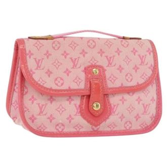 Louis Vuitton Pre-owned Handbags, female, Pink, Size: ONE SIZE Pre-owned Monogram Mini Canvas Pouch