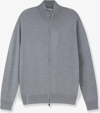 Bramani Cashmere Cardigan in lana co zip - BRAMANI CASHMERE - gender_Man